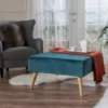 Omry New Velvet Ottoman - Dark Teal - Christopher Knight Home 2 Omry New Velvet Ottoman - Dark Teal - Christopher Knight Home -Christopher Knight Home GUEST 019dcb78 f7e8 4d00 8ebd 2a2cb48675c2