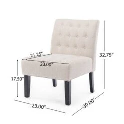 Set Of 2 Lewis Contemporary Fabric Tufted Slipper Chairs - Christopher Knight Home -Christopher Knight Home GUEST 029719b8 c888 4247 a85f 5d3a64b6b6e2