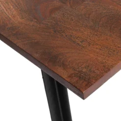 Pisgah Handcrafted Modern Industrial Mango Wood Dining Bench Country Brown/Black - Christopher Knight Home -Christopher Knight Home GUEST 04037f56 8801 440f 82df f88b335a615f