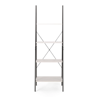 71.5" Newnan Modern Industrial 4 Shelf Etagere Ladder Bookcase - Christopher Knight Home 11 71.5" Newnan Modern Industrial 4 Shelf Etagere Ladder Bookcase - Christopher Knight Home - Image 9