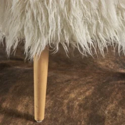 Cheryiie Faux Fur Accent Chair White - Christopher Knight Home -Christopher Knight Home GUEST 05355cea aeff 4973 8ceb 40ad4c117167