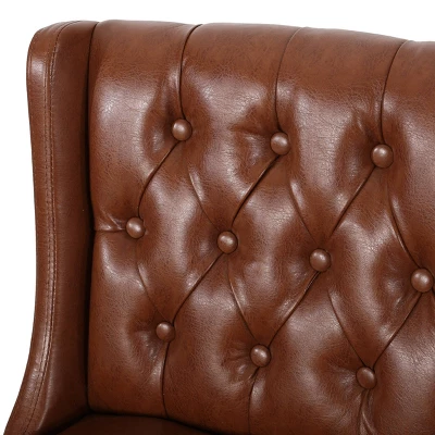 Set Of 2 Bayliss Contemporary Wingback Barstools - Christopher Knight Home 4 Set Of 2 Bayliss Contemporary Wingback Barstools - Christopher Knight Home - Image 2