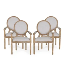 Set Of 4 Judith French Country Wood Upholstered Dining Chairs - Christopher Knight Home 29 Set Of 4 Judith French Country Wood Upholstered Dining Chairs - Christopher Knight Home -Christopher Knight Home GUEST 0b1c5077 46a9 4053 be20 fd1aaf29be34