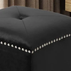 Brantly Glam Velvet Ottoman - Christopher Knight Home -Christopher Knight Home GUEST 0b34a160 31cf 4e1a a457 f93f35336cf9