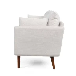 Feichko Contemporary Fabric Pillow Back 3 Seater Sofa - Christopher Knight Home -Christopher Knight Home GUEST 0bbb9ff1 e17c 4897 a9b5 4728f16b90a9