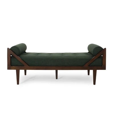Rayle Contemporary Tufted Chaise Lounge With Rolled Accent Pillows - Christopher Knight Home 13 Rayle Contemporary Tufted Chaise Lounge With Rolled Accent Pillows - Christopher Knight Home - Image 11