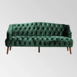 Adelia Modern Glam Tufted Velvet Sofa - Christopher Knight Home -Christopher Knight Home GUEST 0c68423c cb22 40c5 b51c 93ee522f77b5
