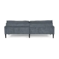 Malverne Contemporary 3 Seater Fabric Sofa With Accent Pillows Charcoal/Dark Brown - Christopher Knight Home -Christopher Knight Home GUEST 0cbb1401 4d00 4296 926d fb177b7f41a4