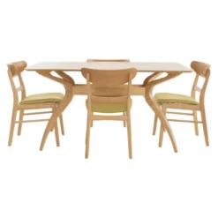5pc 60" Idalia Mid-Century Modern Dining Set - Christopher Knight Home -Christopher Knight Home GUEST 0f84c01f c817 4025 86f7 a0995c8b6bcb