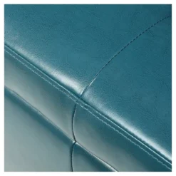 Guernsey Faux Leather Storage Ottoman Bench Teal - Christopher Knight Home -Christopher Knight Home GUEST 108a61b9 26e1 4f03 9d20 89a774ff5928