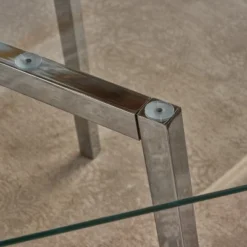 59" Zavier Rectangular Dining Table Clear - Christopher Knight Home -Christopher Knight Home GUEST 124e9afe c27a 4b4a bd25 e69422518c12