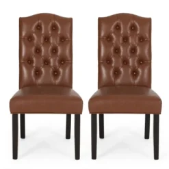 2pk Harriet Contemporary Tufted Dining Chairs - Christopher Knight Home -Christopher Knight Home GUEST 14994c18 f50c 43f7 83a8 0e06d659ee69