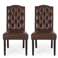 2pk Harriet Contemporary Tufted Dining Chairs - Christopher Knight Home -Christopher Knight Home GUEST 1768b636 ecd3 40d0 909e a323488e2b36