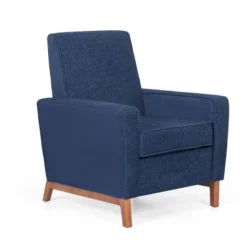 Helmville Contemporary Upholstered Club Chair - Christopher Knight Home -Christopher Knight Home GUEST 17aeaff0 25db 44ce b4a3 501d27c44df9