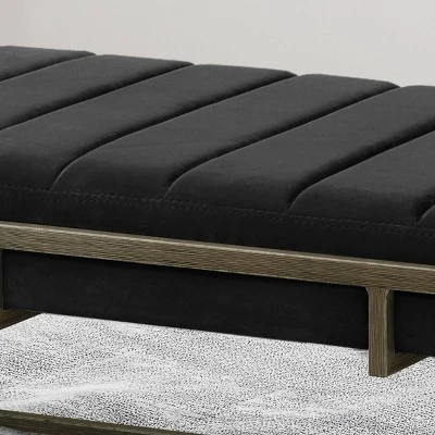 Magdalene Modern Velvet Ottoman Bench - Christopher Knight Home 5 Magdalene Modern Velvet Ottoman Bench - Christopher Knight Home - Image 3
