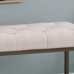Galileo Modern Bench Beige - Christopher Knight Home -Christopher Knight Home GUEST 1b595af2 b3e6 487c 8b8b 61b6becfc605