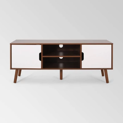 Peermont Mid-Century Modern TV Stand For TVs Up To 53" - Christopher Knight Home 8 Peermont Mid-Century Modern TV Stand For TVs Up To 53" - Christopher Knight Home - Image 6