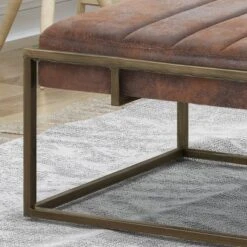 Magdalene Modern Fabric Ottoman Bench Brown - Christopher Knight Home -Christopher Knight Home GUEST 1e269645 c09c 4adb 95df 10c34b2312c6