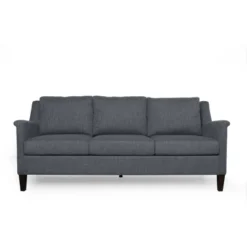 Dupont Contemporary 3 Seater Fabric Sofa - Christopher Knight Home -Christopher Knight Home GUEST 235aeb45 dfa5 4935 a8a9 05aee5828d98