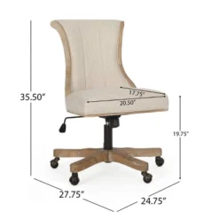 Coulee Contemporary Fabric Upholstered Roll Back Swivel Office Chair - Christopher Knight Home 24 Coulee Contemporary Fabric Upholstered Roll Back Swivel Office Chair - Christopher Knight Home -Christopher Knight Home GUEST 24db3505 1fcf 4d08 b0c3 4ed9a6c82612