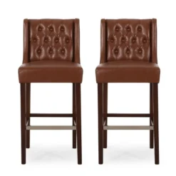 Set Of 2 Bayliss Contemporary Wingback Barstools - Christopher Knight Home 14 Set Of 2 Bayliss Contemporary Wingback Barstools - Christopher Knight Home -Christopher Knight Home GUEST 26afe809 828e 4a0a a3f1 29bf2791a7eb