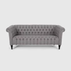 Barneyville Traditional Chesterfield Sofa Gray - Christopher Knight Home -Christopher Knight Home GUEST 270e9d58 151b 4e04 89b8 c5d2c8fa08d5