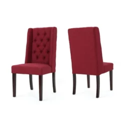 Set Of 2 Blythe Tufted Dining Chairs - Christopher Knight Home -Christopher Knight Home GUEST 27448885 ea26 4727 a5e8 4b6eb8a19dcd