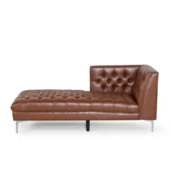 Tignall Contemporary Tufted One Armed Chaise Lounge - Christopher Knight Home -Christopher Knight Home GUEST 2caa0100 e801 4019 bb26 a6d40644af54
