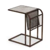 Zeyer Boho Glam Handcrafted Marble Top C-Shaped Side Table With Magazine Rack Natural White/Antique Brass - Christopher Knight Home -Christopher Knight Home GUEST 2e8086f8 8cd9 420b bd3d 418f8eff7813