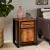 Guetlet Boho Cabinet Light Brown/Black - Christopher Knight Home -Christopher Knight Home GUEST 304ab078 2212 49d7 99a4 508137e025ab