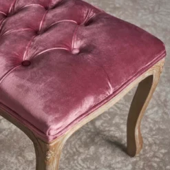 Tassia New Velvet Tufted Bench - Blush - Christopher Knight Home -Christopher Knight Home GUEST 327f719b c537 4f29 8645 09aa4e876069