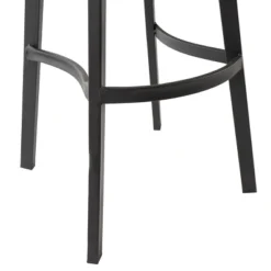 Set Of 2 Albia Swivel 31.5" Barstool - Natural/Black - Christopher Knight Home -Christopher Knight Home GUEST 33635b4f 7819 4a7a a512 fa6970d02113