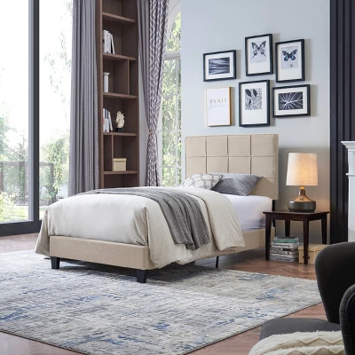 Eveleth Contemporary Low Profile Platform Bed - Christopher Knight Home 3 Eveleth Contemporary Low Profile Platform Bed - Christopher Knight Home