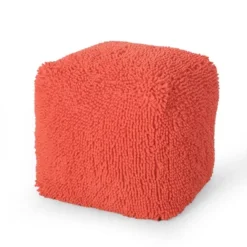 Moloney Modern Microfiber Chenille Cube Pouf - Christopher Knight Home -Christopher Knight Home GUEST 3607ea78 3b76 4598 b20b 27aa15696663