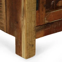 Greenler Boho Handcrafted 2 Door Wood Sideboard Natural/Multi Colored - Christopher Knight Home -Christopher Knight Home GUEST 3706dd2b f8ec 4ece 895b 1693912d22cf