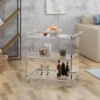 Yves Acrylic Bar Trolley Clear - Christopher Knight Home -Christopher Knight Home GUEST 39d8eb47 5c32 41b3 9271 4a238c9de54e