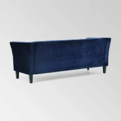 Chatwin Contemporary Tufted Velvet Sofa Dark Blue - Christopher Knight Home -Christopher Knight Home GUEST 3d9d2b0d c8d0 4c1b 9097 7db5d58d4ce1