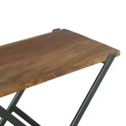Oxbow Modern Industrial Handcrafted Wood Side Table Light Walnut/Gray - Christopher Knight Home -Christopher Knight Home GUEST 3e1fb6e0 9b93 40ab a407 bdd01b9177b8