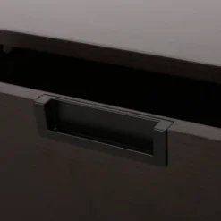 Doerun Mid-Century Modern Storage TV Stand For TVs Up To 48" Dark Gray/Black - Christopher Knight Home -Christopher Knight Home GUEST 3e389e7e 105f 48d4 bb9e 6431aaa366aa