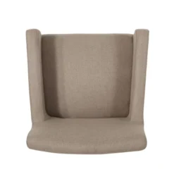 Mcclure Contemporary Upholstered Armchair Taupe/Espresso - Christopher Knight Home -Christopher Knight Home GUEST 40ae0e24 e180 438b a88e 992faf11f78f