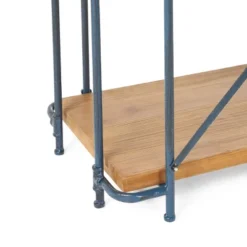 Yorktown 66.75" 5-Shelf Industrial Bookcase Brown - Christopher Knight Home -Christopher Knight Home GUEST 418a0068 9d3a 414b 945a 3ce13375915a