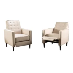 Set Of 2 Mervynn Mid-Century Recliner - Christopher Knight Home -Christopher Knight Home GUEST 43c874bf d732 41cb 874f 73c3f22ed3d8