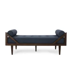 Rayle Contemporary Tufted Chaise Lounge With Rolled Accent Pillows - Christopher Knight Home 22 Rayle Contemporary Tufted Chaise Lounge With Rolled Accent Pillows - Christopher Knight Home -Christopher Knight Home GUEST 44a2e698 2922 460a 897a aaef22f3ad64