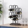 Ferrat Modern Industrial 13 Bottle Tabletop Cactus Wine Rack Black - Christopher Knight Home -Christopher Knight Home GUEST 4523bbdf 5be1 4fb8 8978 4f4fe35589dd