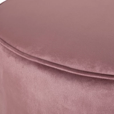 Croton Modern Glam Velvet Swivel Ottoman - Christopher Knight Home 6 Croton Modern Glam Velvet Swivel Ottoman - Christopher Knight Home - Image 4