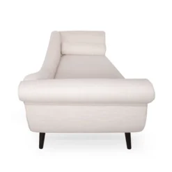 Calvert Contemporary Chaise Lounge With Scroll Arms - Christopher Knight Home -Christopher Knight Home GUEST 458119e5 6864 4688 b002 ae682f174a94