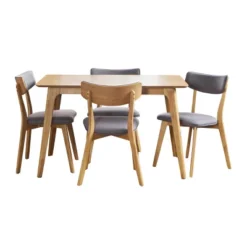 5pc Megann Mid-Century Dining Set - Christopher Knight Home -Christopher Knight Home GUEST 4612c859 f001 443b ad3f 18956c06679c