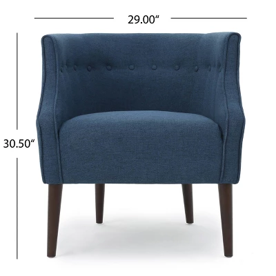 Brandi Upholstered Club Chair - Christopher Knight Home 8 Brandi Upholstered Club Chair - Christopher Knight Home - Image 6
