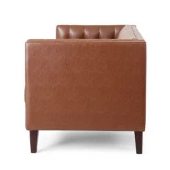 Pondway Contemporary Faux Leather Tufted 3 Seater Sofa - Christopher Knight Home 16 Pondway Contemporary Faux Leather Tufted 3 Seater Sofa - Christopher Knight Home -Christopher Knight Home GUEST 4be20308 97e9 401f a028 ce9e1ac80900