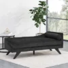 Cagle Mid Century Modern Fabric Chaise Lounge - Christopher Knight Home